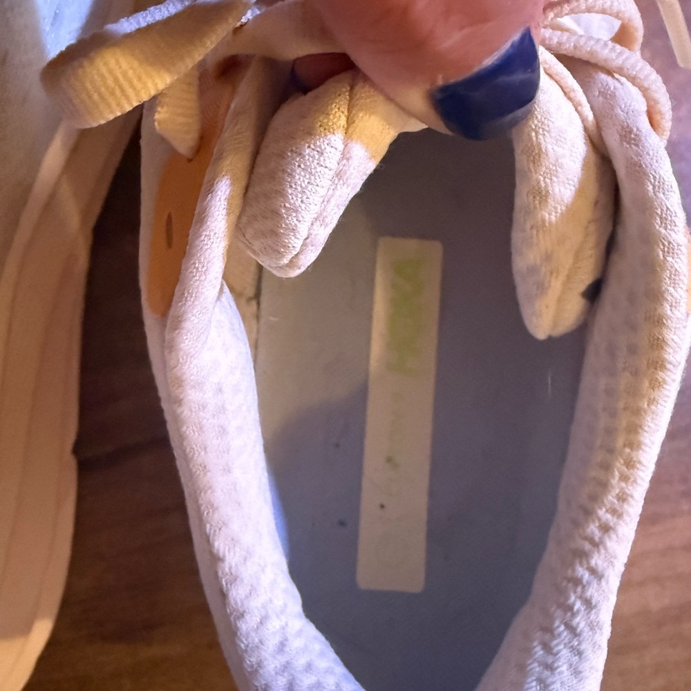 Hoka Cream and Yellow Athletic Shoes - Picture 5 of 6